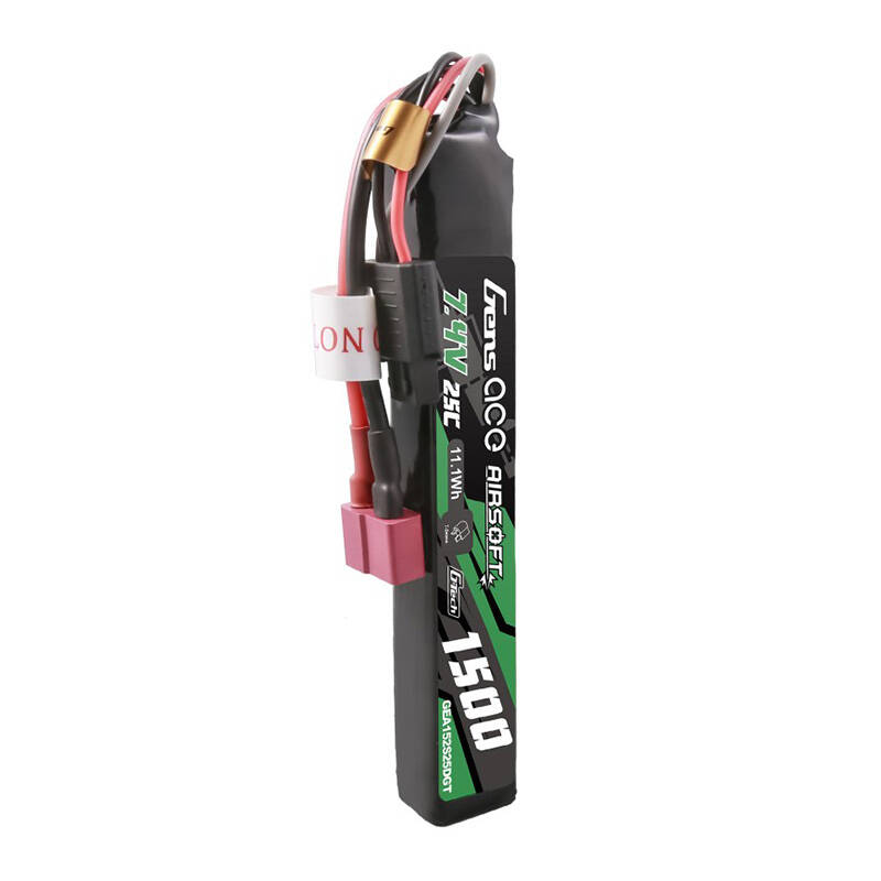 Gens ace G-Tech 25C 1500mAh 2S1P 7.4V Airsoft Gun Lipo baterija s T utikačem