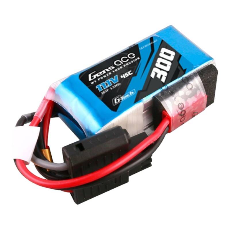 Gens ace G-Tech 300mAh 11.1V 45C 3S1P Lipo baterija s JST-SYP utikačem