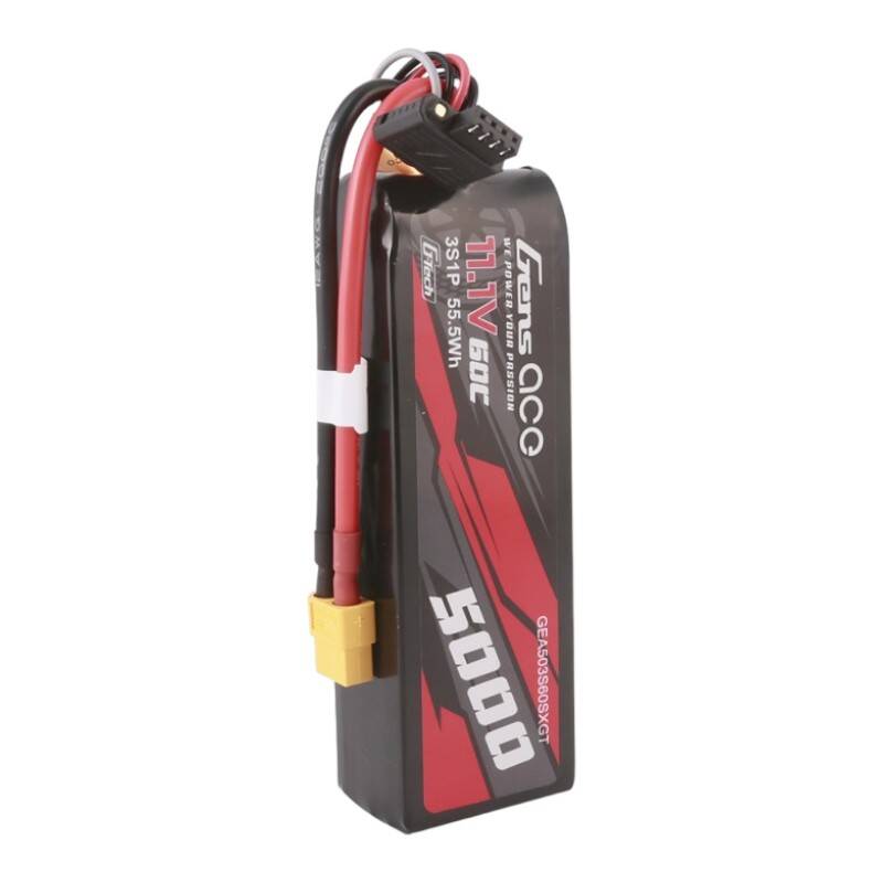 Gens ace G-Tech 5000mAh 11.1V 60C 3S1P Lipo s XT60 utikačem