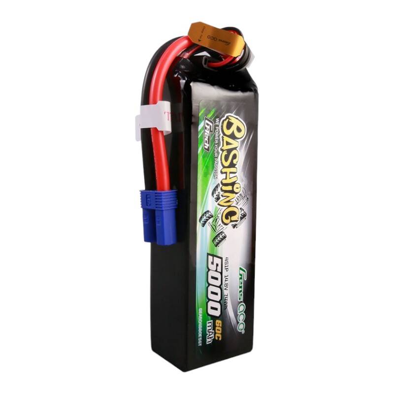 Gens ace G-Tech 5000 mAh 14,8 V 4S1P 60C Lipo baterija s EC5 Plug-Bashing serijom