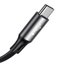 Baseus Rapid USB kabel 3u1 tip C / Lightning / Micro 3A 1,2M - sivi