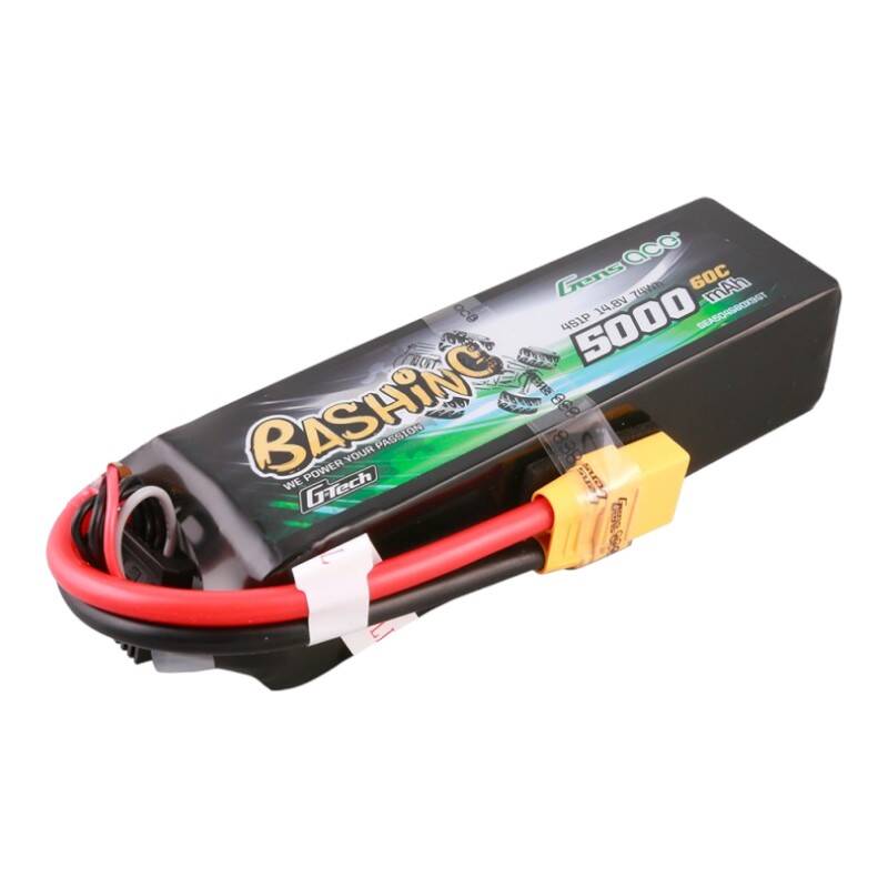 Gens ace G-Tech 5000 mAh 14,8 V 4S1P 60C Lipo baterija s XT90 Plug-Bashing serijom