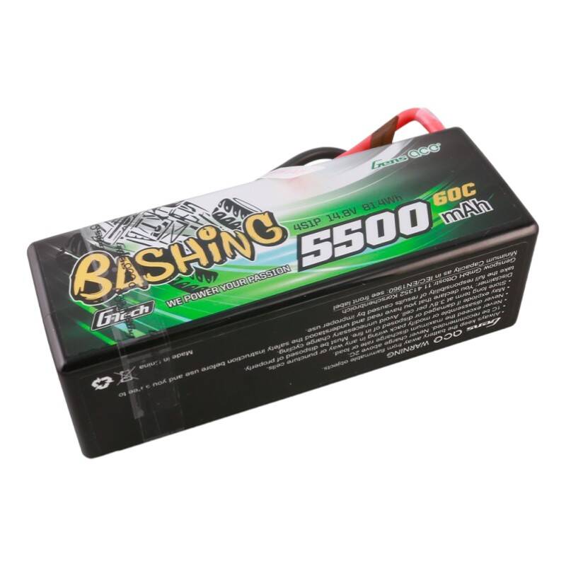 Gens ace G-Tech 5500mAh 4S1P 14.8V 60C HardCase RC lipo baterija za automobil