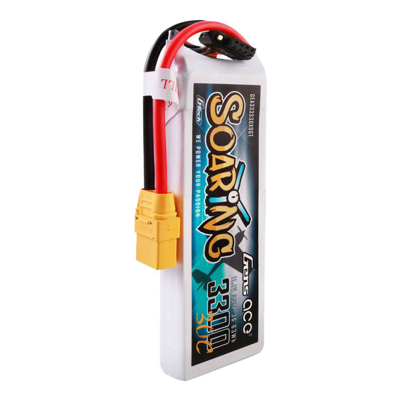 Gens ace G-Tech Soaring 3300mAh 11.1V 30C 3S1P Lipo baterija s XT90 utikačem