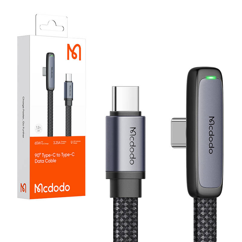 Kabel USB-C na USB-C Mcdodo CA-3361, 65W, 1.8m (crni)