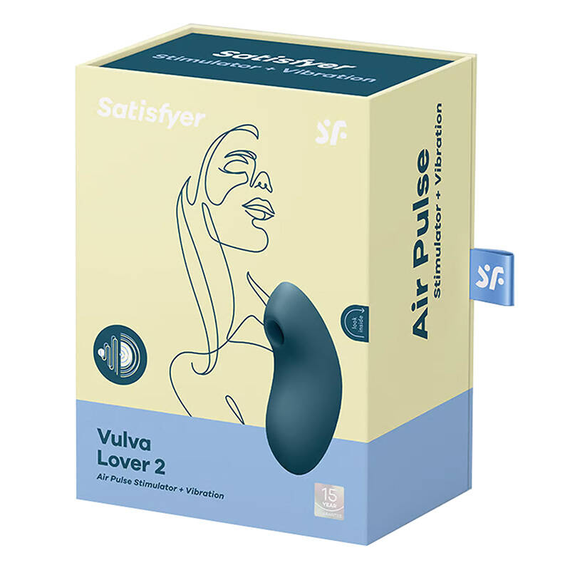 Masažer za klitor Vulva Lover 2 Satisfyer (plavi)