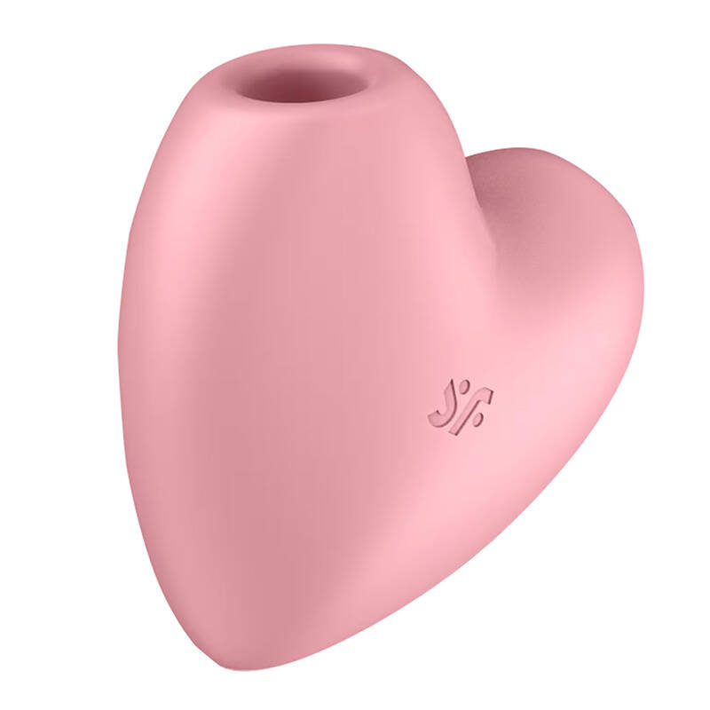 Masažer za klitoris Cutie Heart Light Red Satisfyer (ružičasti)