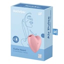 Masažer za klitoris Cutie Heart Light Red Satisfyer (ružičasti)