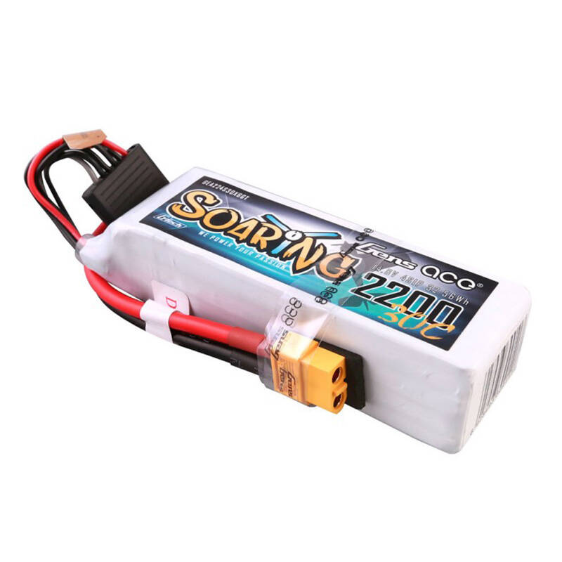 Gens ace G-Tech Soaring 2200mAh 14.8V 30C 4S1P Lipo baterija s XT60 utikačem