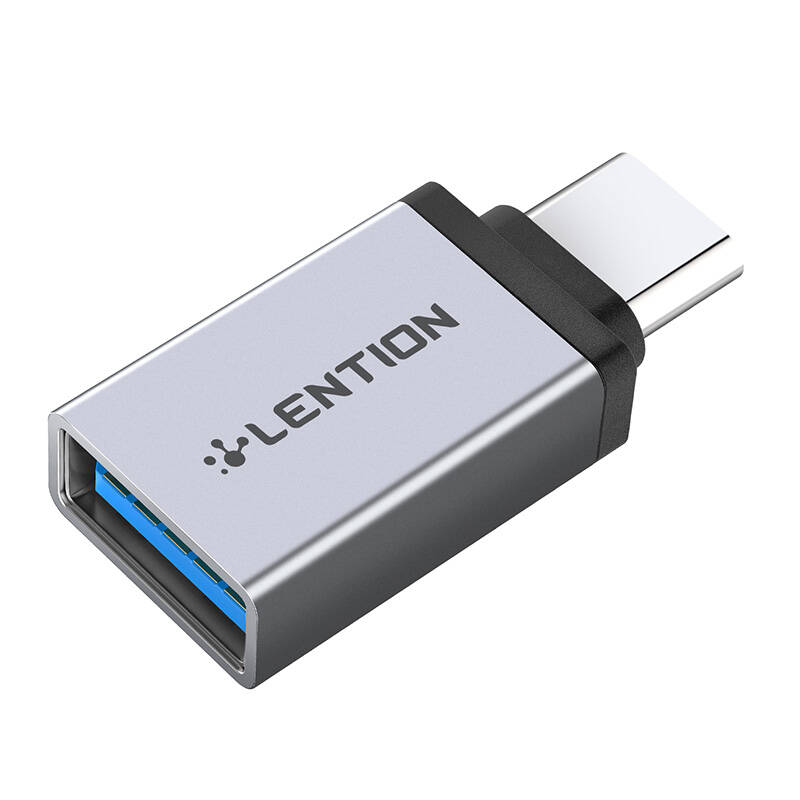 USB-C na USB 3.0 adapter Lention (srebrni)