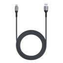 USB-A 3.1 na USB-C Kabel za brzo punjenje Lention CB-ACE-6A1M, 6A, 10Gbps, 1m (crni)