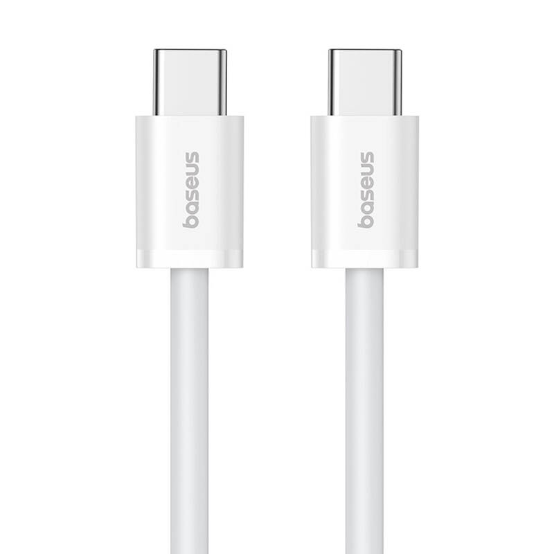 Baseus Superior 2 100W 1m USB-C na USB-C kabel za brzo punjenje (bijeli) (paket od 5 komada)