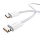 Baseus Superior 2 100W 1m USB-C na USB-C kabel za brzo punjenje (bijeli) (paket od 5 komada)