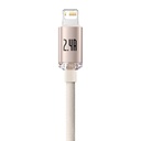 Baseus Crystal Shine USB kabel za iP, 2.4A, 1.2m (ružičasti)