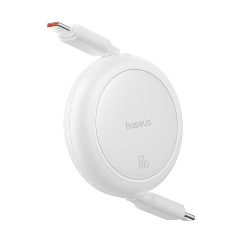 Baseus Free2Pull Mini USB-C na USB-C USB kabel, 60W, 1, (bijeli)