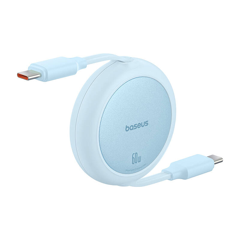 Baseus Free2Pull Mini USB-C na USB-C 60W USB kabel, 1m (plavi)