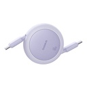 Baseus Free2Pull Mini USB-C na USB-C 60 W USB kabel, 1 m (ljubičasti)