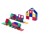 Magnetske pločice 3D Train Playmags 153 - set od 50 kom