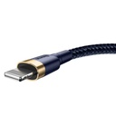 Baseus Cafule Lightning kabel 2.4A 1m (zlatni+tamnoplavi)