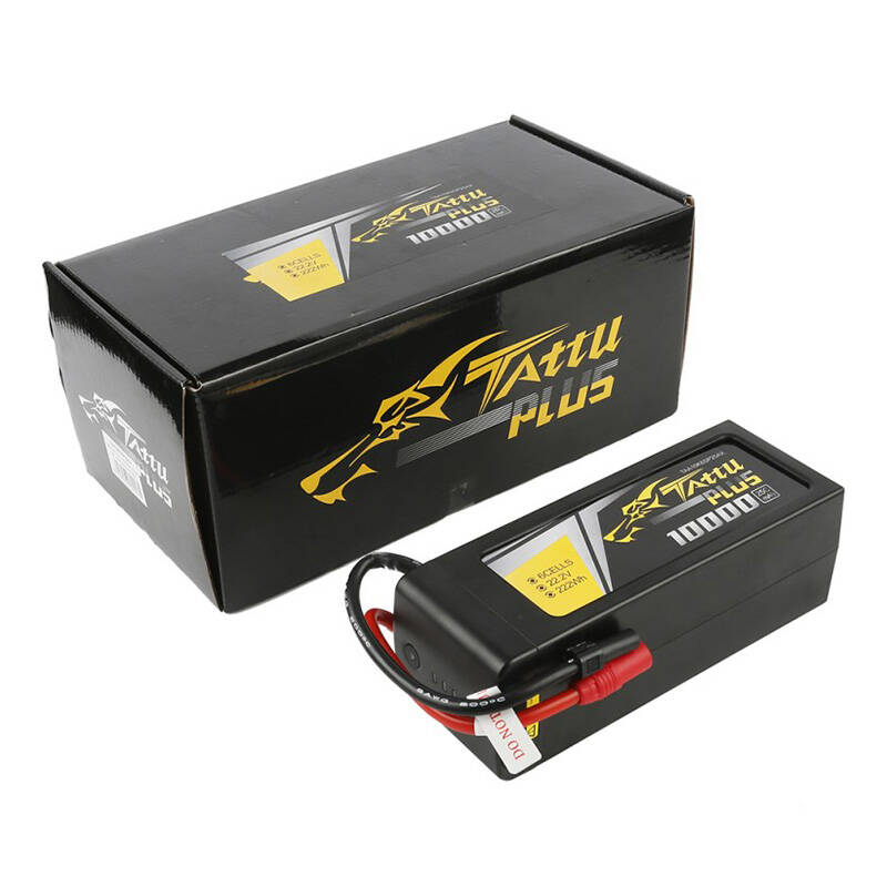 Tattu Plus 10000mAh 22.2V 25C 6S1P Lipo baterija s AS150+XT150 utikačem