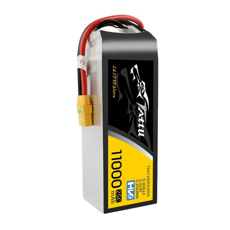 Tattu 11000 mAh 22,8 V HV 25C 6S1P Lipo baterija s XT90-S (anti-spark) utikačem