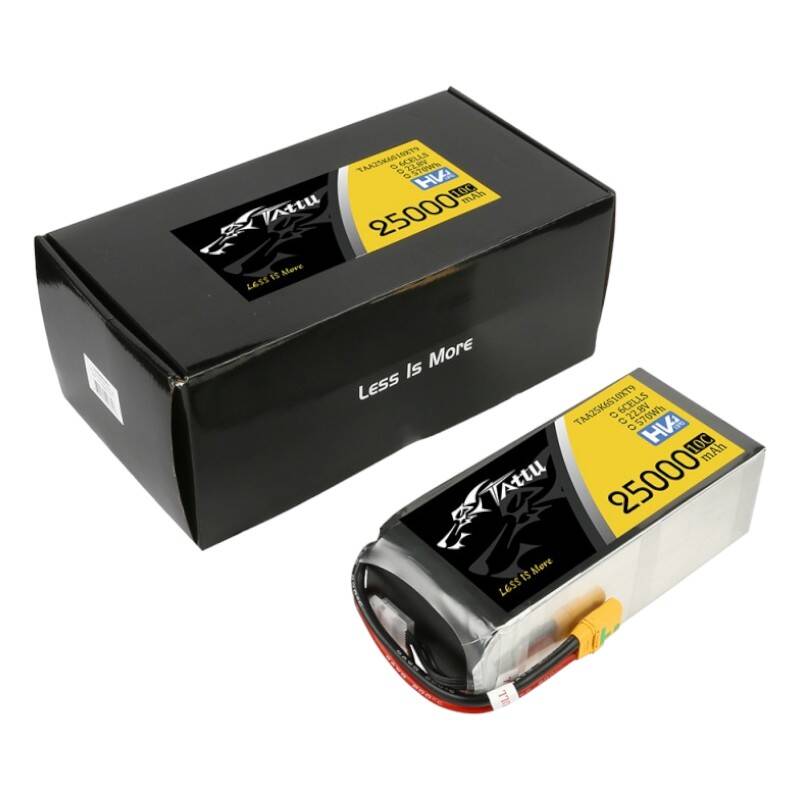 Tattu 25000 mAh 22,8 V 10C 6S1P Lipo baterija s XT90-S