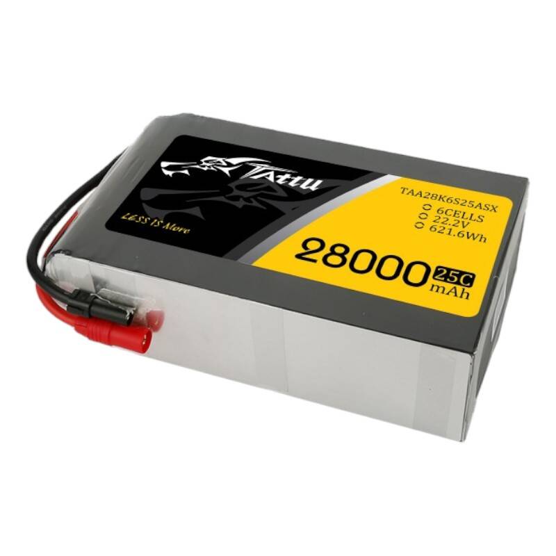 Tattu 28000mAh 22.2V 25C 6S1P Lipo baterija s AS150+XT150