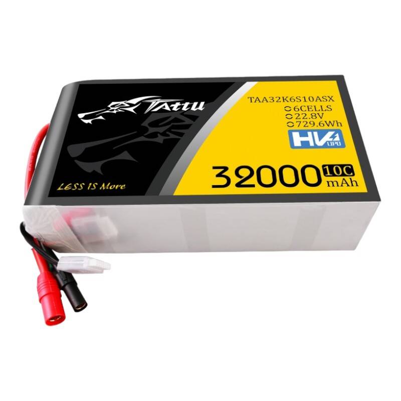 Tattu 32000mAh 22.2V 25C 6S1P Lipo baterija s AS150+XT150