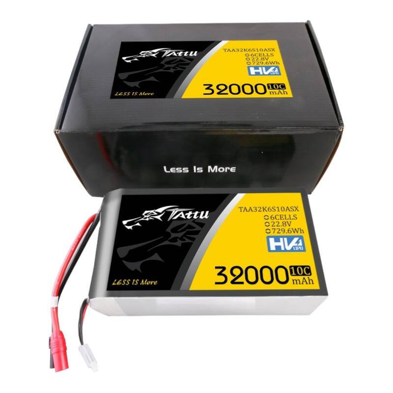 Tattu 32000mAh 22.2V 25C 6S1P Lipo baterija s AS150+XT150