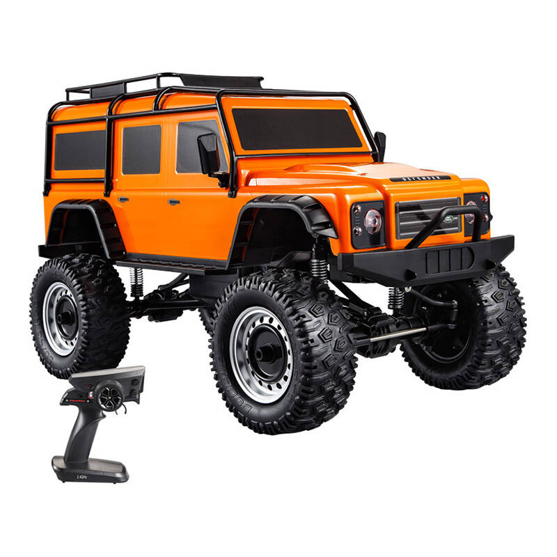 Auto na daljinsko upravljanje 1:8 Double Eagle (organge) Land Rover Defender E328-003