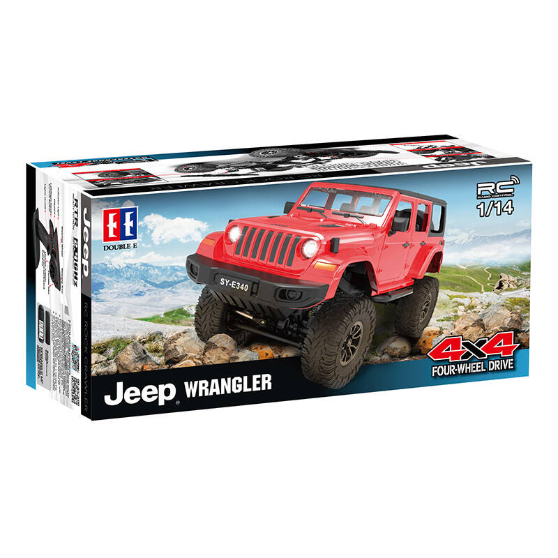 Auto na daljinsko upravljanje 1:14 Double Eagle (crveni) Jeep Crawler Pro E340-003