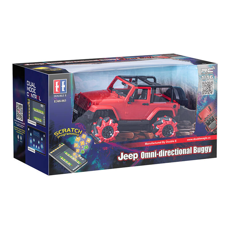 Auto na daljinsko upravljanje 1:16 Double Eagle (crveni) Jeep (drift) E348-003