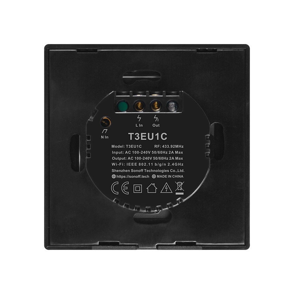 Smart Switch WiFi + RF 433 Sonoff T3 EU TX (1-kanalni)