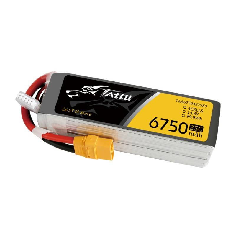 Tattu Baterija 6750mAh 14.8V 25C 4S1P XT90