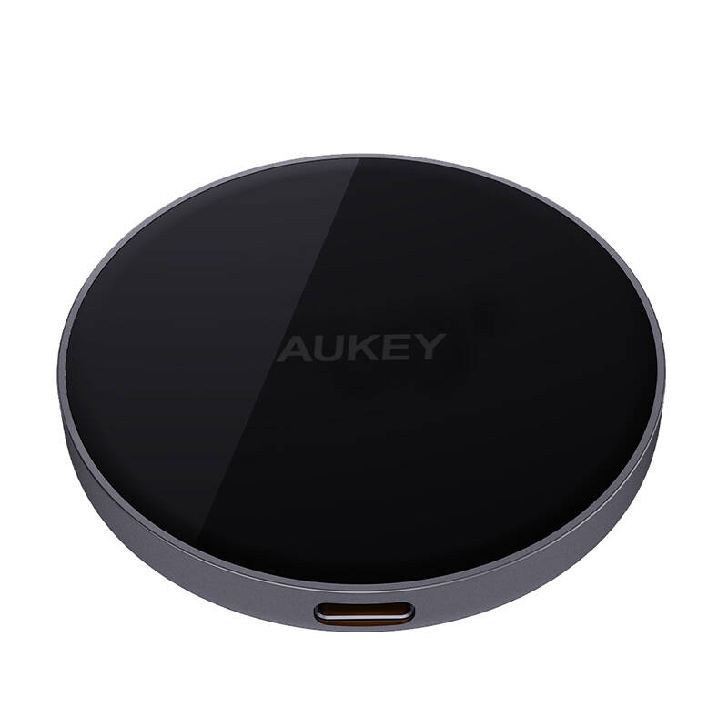 Magnetski bežični punjač MagFusion Aukey LC-MC10, 15W Qi2 (crni)