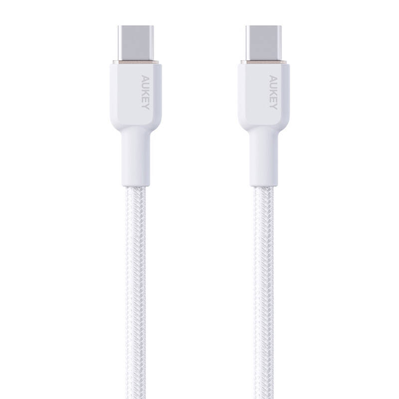 USB-C na USB-C kabel Aukey CB-NCC2, 60W, 1,8m (bijeli)