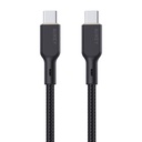 USB-C na USB-C kabel Aukey CB-KCC102, 100W, 1,8m (crni)