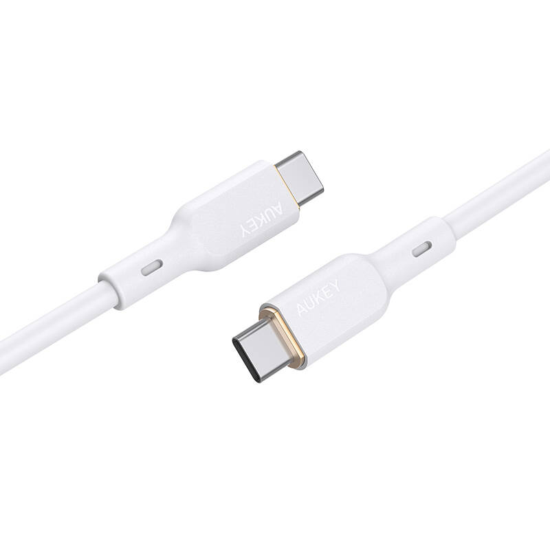 USB-C na USB-C kabel Aukey CB-SCC102, 100 W, 1,8 m (bijeli)