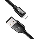 Baseus 3u1 kabel USB-C / Lightning / Micro 3,5A 0,3m (crni)