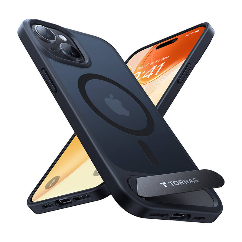 Torras UPRO Pstand Case za iPhone 15 Pro Max (crna)