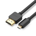 Micro HDMI - HDMI kabel UGREEN 4K 3D 2m (crni)