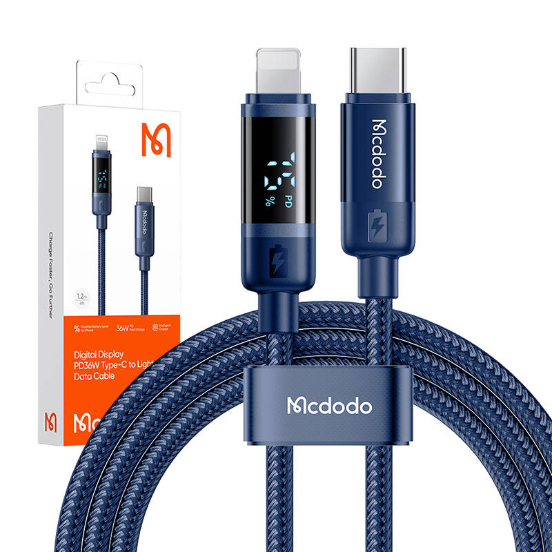 Mcdodo CA-5211 USB-C na Lightning kabel, 36 W, 1,2 m (plavi)