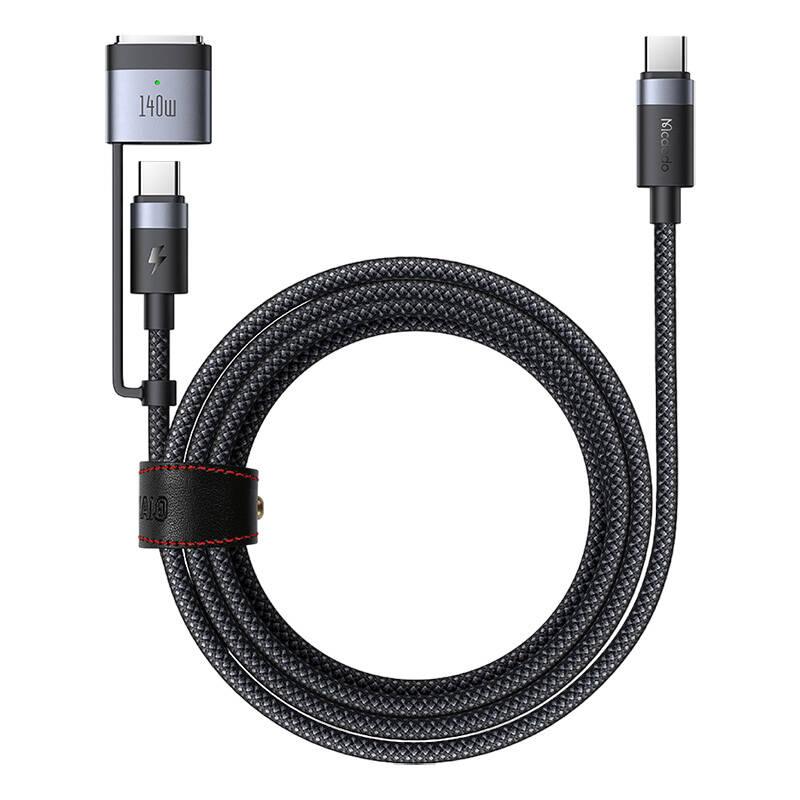 2-u-1 USB-C na USB-C + Magsafe 3 kabel Mcdodo CA-0140, 2m (crni)