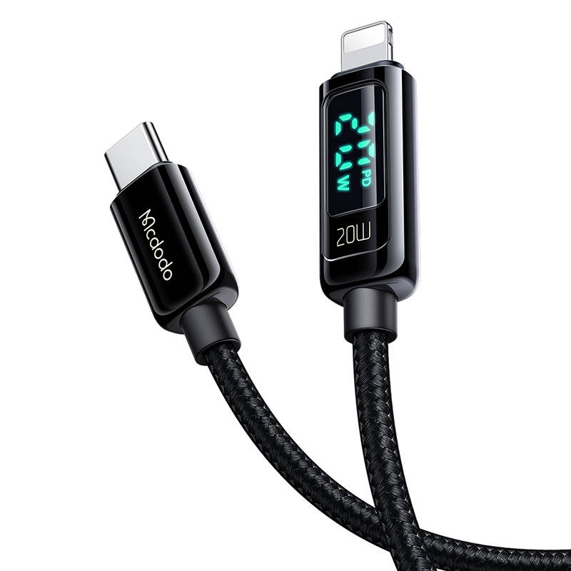 Mcdodo CA-8810 USB-C na Lightning kabel, 36W, 1,2m (crni)