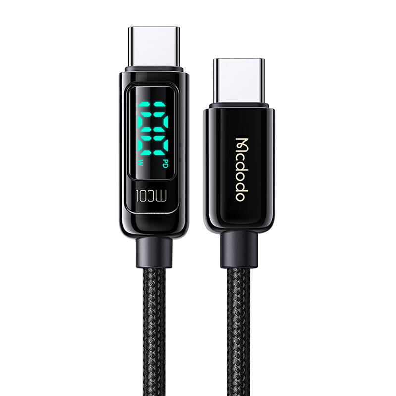 Mcdodo CA-8820 100W USB-C na USB-C kabel, 1,2 m (crni)