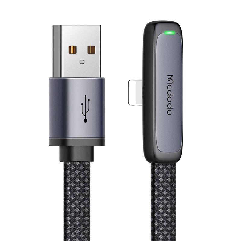 Mcdodo CA-2790 USB to lightning kutni kabel, 1,2 m (crni)