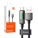 Mcdodo CA-3630 USB-A na USB-C kabel, automatsko isključivanje, PD 100W, 1,2 m (crni)