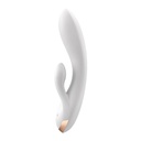 Vibrator Satisfyer Double Flex s aplikacijom (bijeli)