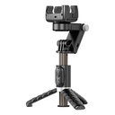 Gimbal/stativ APEXEL Q18 sa svjetlom (crni)