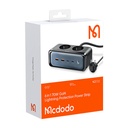 Razdjelnik s 2 utičnice 6u1, 2x USB-C, 2x USB-A Mcdodo CH-4610, EU (crni)